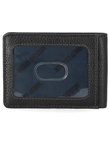 Image of Harley-Davidson Men's Genuine Leather Rfid Blocking Wallet