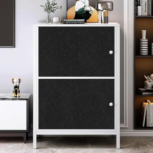 Image of 45x300 Cm Silk Black Wallpaper for Walls Waterproof Vinyl Film Self Adhesive Peel & Stick 3D Embossed Hexagon Design Kitchen, Cabinet, Furniture PVC Lamination Roll