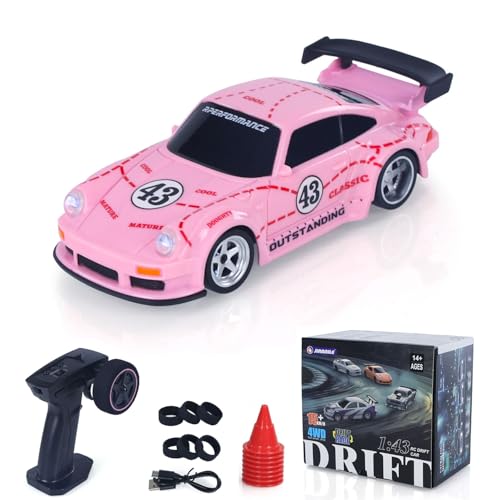 Image of 1 /43 2.4G Radio Control Drift Car Racing Vehicles High Speed 15KM /H 4WD Mini Car Battery Lights RTR Gift Model for Ages 14+