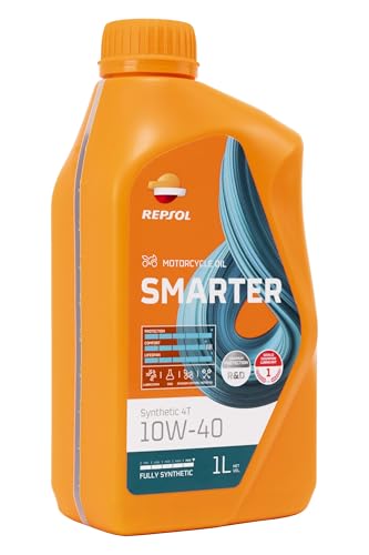 Repsol Motorcycle SMARTER 4T 10W-40 Synthetic Oil 1 Liter