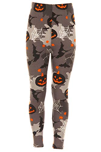 Girl's Full Length Buttery Soft Unique Design Printed Leggings for