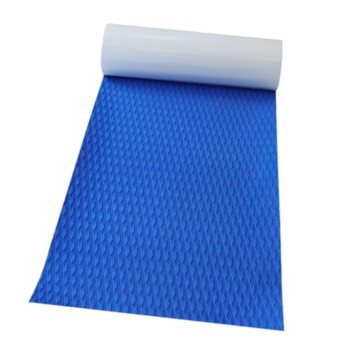 Colaxi Surfboard Traction Pad Deck Grip Non Slip Strong Grip Multipurpose Boat Floor Mat EVA Sheet for Skimboard Canoe Longboard, Blue