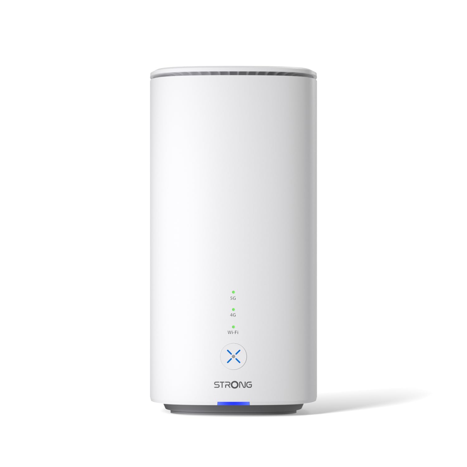 STRONG Routeur WiFi 5G Carte SIM Wi-Fi 7 BE3600 avec modem Qualcomm Dragonwing 5G, Wi-Fi sans fibre optique jusqu'à 3,6 Gbit/s, ports Gigabit WAN/LAN, NFC One-Tap, WAN-Failover Blanc