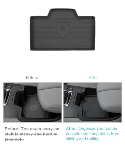 Image of CDEFG for 2026 Mazda CX5 Center Console Organizer Wireless Charging Cover | for 2026+ Mazda CX-5 (S /Select /Preferred /Premium /Premium Plus) Accessories Middle Console Tray Silicone Storage Box