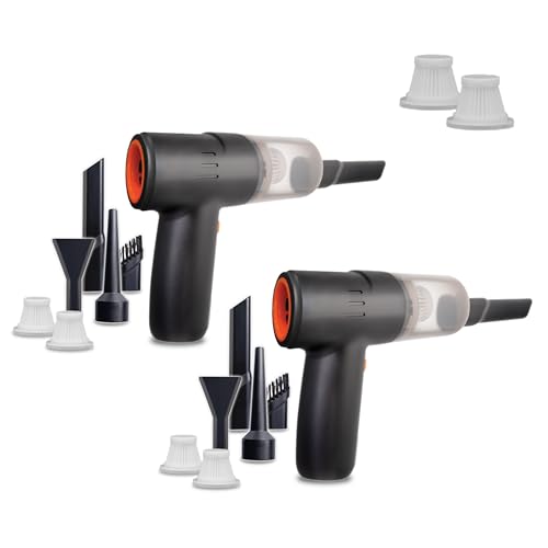 LIVINGTON PocketVac inkl. Ersatzfilter - Akku Handstaubsauger mit Gebläse - kabelloser Auto-Staubsauger - inkl. Aufsätze, USB-C Kabel, Aufbewahrungstasche & Filter LIVINGTON PocketVac inkl. Ersatzfilter - Akku Handstaubsauger mit Gebläse - kabelloser Auto-Staubsauger - inkl. Aufsätze, USB-C Kabel, Aufbewahrungstasche & Filter