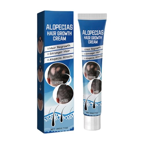 Crema para el Crecimiento Del Cabello, 20 g Crema Reparación De Rebrote, Fortalece Las Raíces, Promueve La Salud Del Cabelludo Y Repara El Crecimiento, Acelerar El Crecimiento Del Cabello