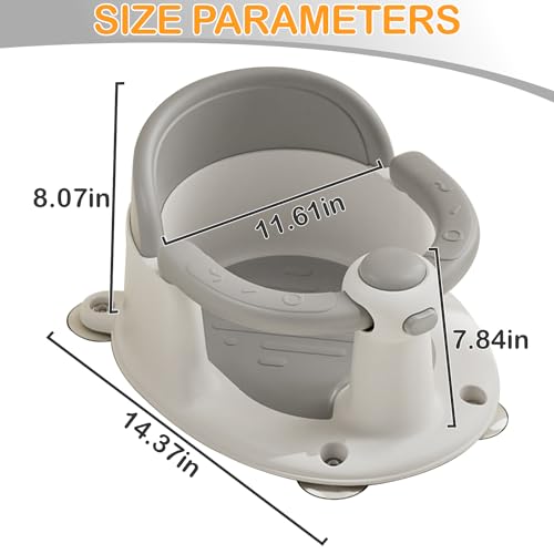 Bolloco YD-998 Baby Bath Seat, Baby Bath Must-Have For 6 Months And Up, Baby Bath Tub Seat thumb #6