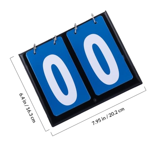 Marcador de Baloncesto Doble Cara Azul 2 Dígitos miniatura 2