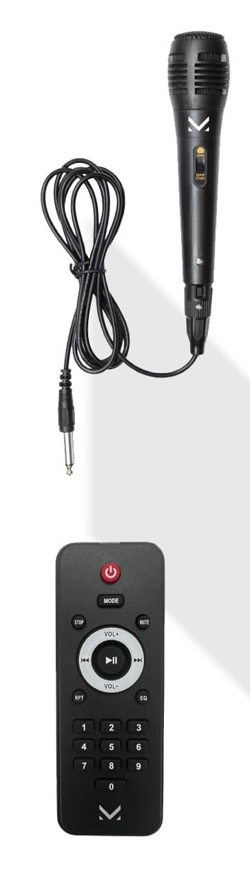 Majestic FLAME T88 – Party speaker Bluetooth a trolley, Luci LED, ingressi USB/MICRO SD/AUX/MIC, Telecomando e Microfono, TWS, Batteria ricaricabile, Maniglia e ruote per il trasporto