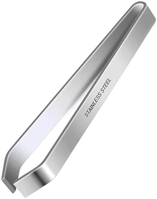 Rpanle Fish Tweezers, Professional Stainless Steel Kitchen Fish Bone Remover Tweezers for Removing Fish Bones and Pulling Out Chicken Feathers, 12cm