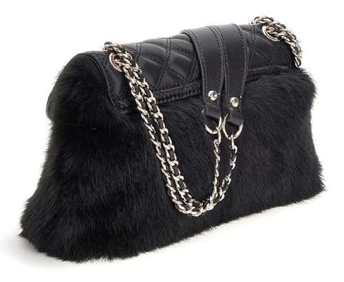 Sac convertible GUESS Lise Xbody Flap noir en similicuir grainé - 2