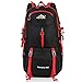 LiGG LiGG Wanderrucksack 60L Trekkingrucksack Leichte Reiserucksack Backpacker Rucksack Wasserdicht Rucksack mit Regenschutz für Reisen Klettern Sport Outdoor Camping,Schwarz