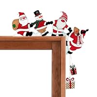 Generic Christmas Door Frame Decor, Cute Reindeer, Wooden, 23x13.2cm/9.06x5.2 inches, Wall & Door Mount