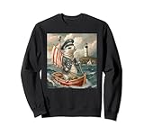 Robbe, Seehund als Kapitän, funny Künstler Design.Wassersport und Seefahrt Outfit. Du liebst das Meer, Schiffe und Boote. Das ist Dein Maritimes Zubehör. Auch zum Geburtstag, Weihnachten, Verein oder Urlaub. Tierische Seefahrer als Kunst mit Humor.