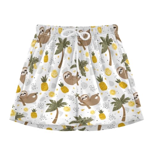 Bolaz Toddler Boys Swimwear Swim Trunks with Compression Liner 4T Koala Pineapple