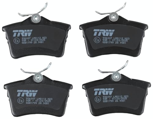 Plaquettes de frein TRW GDB1799 longévité et précision essieu arrière