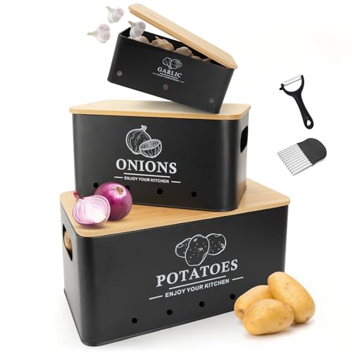 Dekosilave Vegetable Storage Set of 3