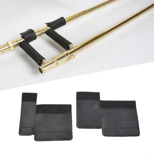 Handschutz Trompete, Gepolsterter Leder-Nackenschutz für Posaune, Posaune, Trompete, Handschutz, Kissen, Leder, Saxophon, Posaune, schützende Halsabdeckung, Ventilschutz für Trompete, 20.5x14.5cm