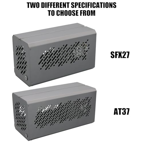 Marco de Gabinete de Computadora Avanzado de Metal para ATX37CM SFX27CM Puede Instalar 3 Ventiladores de 12CM para Tarjeta Gráfica 370mm/270mm miniatura 3