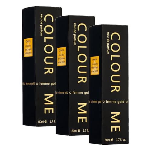 Image of Colour Me Gold Femme - Fragrance for Women - 1.7 oz Parfum de Toilette, by Milton-Lloyd (Pack of 3)