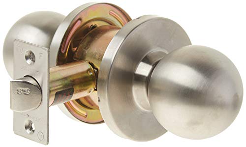 Master Lock BLC0432D Commercial Cylindrical Passage Ball Knob Lockset, Satin Chrome