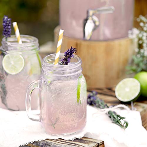 SPRINGLANE Dispenser di Bevande con Rubinetto in Acciaio Inox, Contenitore in Vetro con Supporto di Legno, Distributore… - immagine 9