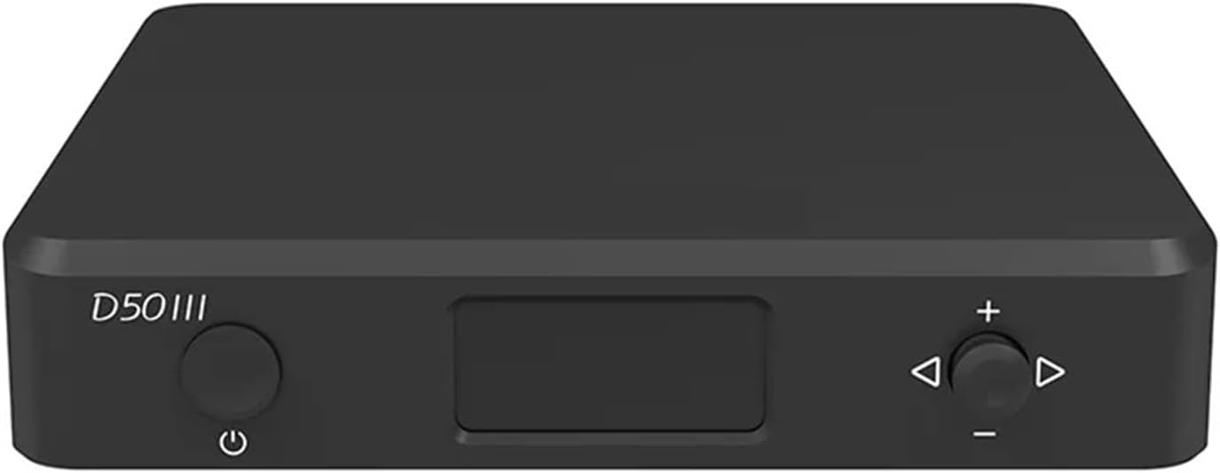D50 III Desktop Decoder HiFi Audio Bluetooth5.1 DAC Double ES9039Q2M Decoding Chip PCM768 DSD512 Pre-Amp Dual Type-C DAC(Black D50 III)
