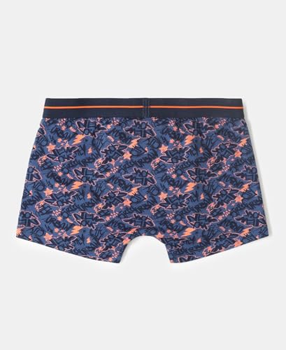Image of Jockey NB02 Boy's Super Combed Cotton Elastane Stretch Printed Trunk with Front Open Fly and Ultrasoft Waistband (Pack of 2)