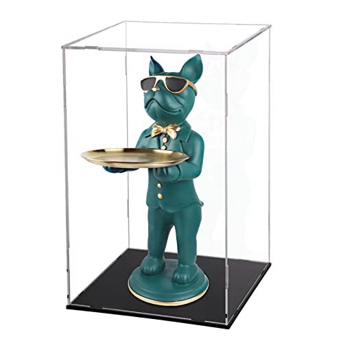 Image of Evron Display Case for Collectibles Assemble Clear Acrylic Box Alternative Glass Case for Display Action Figures Home Storage & Organizing Toys (9.8x9.8x15.7inch;25x25x40cm)