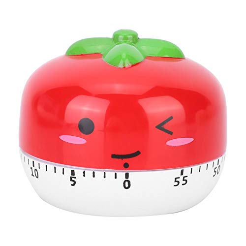 Tomatoes Lovely Carrot Kitchen Timer,Egg Timer,Mechanical Kitchen Timer,Kitchen Cooking Timers Mechanical Countdown Timer Alarm Clock for Baking Cooking and Learning - Image 2