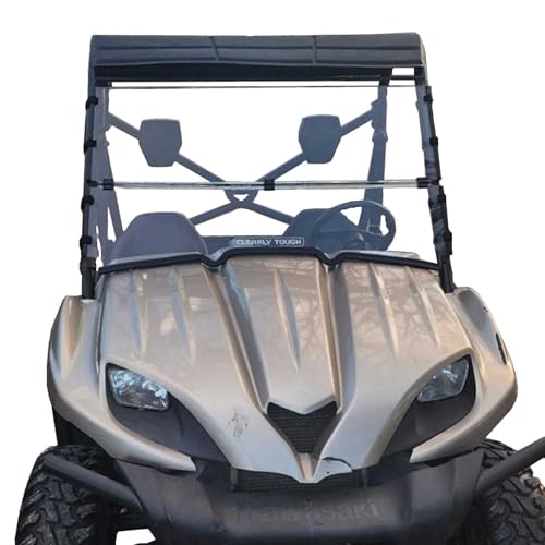 Clearly Tough Folding Windshield for 2009 & Older Teryx