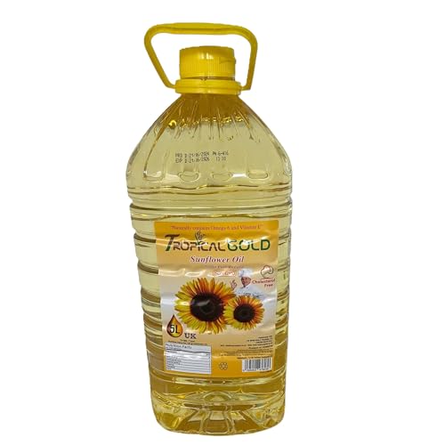 Tropical Gold Sunflower Oil 5L For Tropical Gold Quality Cooking Suitable for All Types of Meals (1)