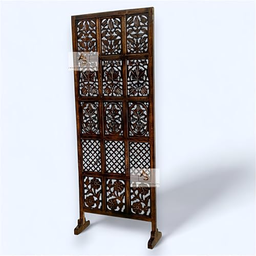 Image of Wooden Partition for Living Rooms Wall Dividers,Screen Separator Wall Divider for Hall Wall Panels for Living Room /Kitchen /Bedroom /Office /Restaurant (30 Inches Width Single Panel)