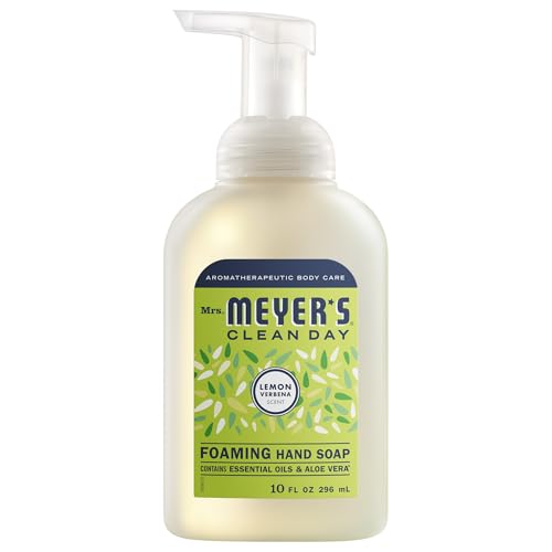 Mrs. Meyer's Foaming Hand Soap, Lemon Verbena, 10 Fluid Ounce