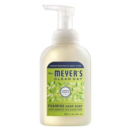 Mrs. Meyer's Sabonete espumante para as mãos, verbena de limão, 10 ml por Mrs. Meyer's Clean Day