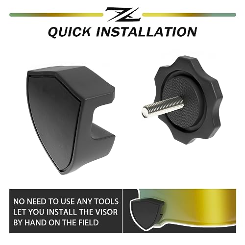 Image of Tinted Football Visor, Fits Youth and Adult Football Helmets