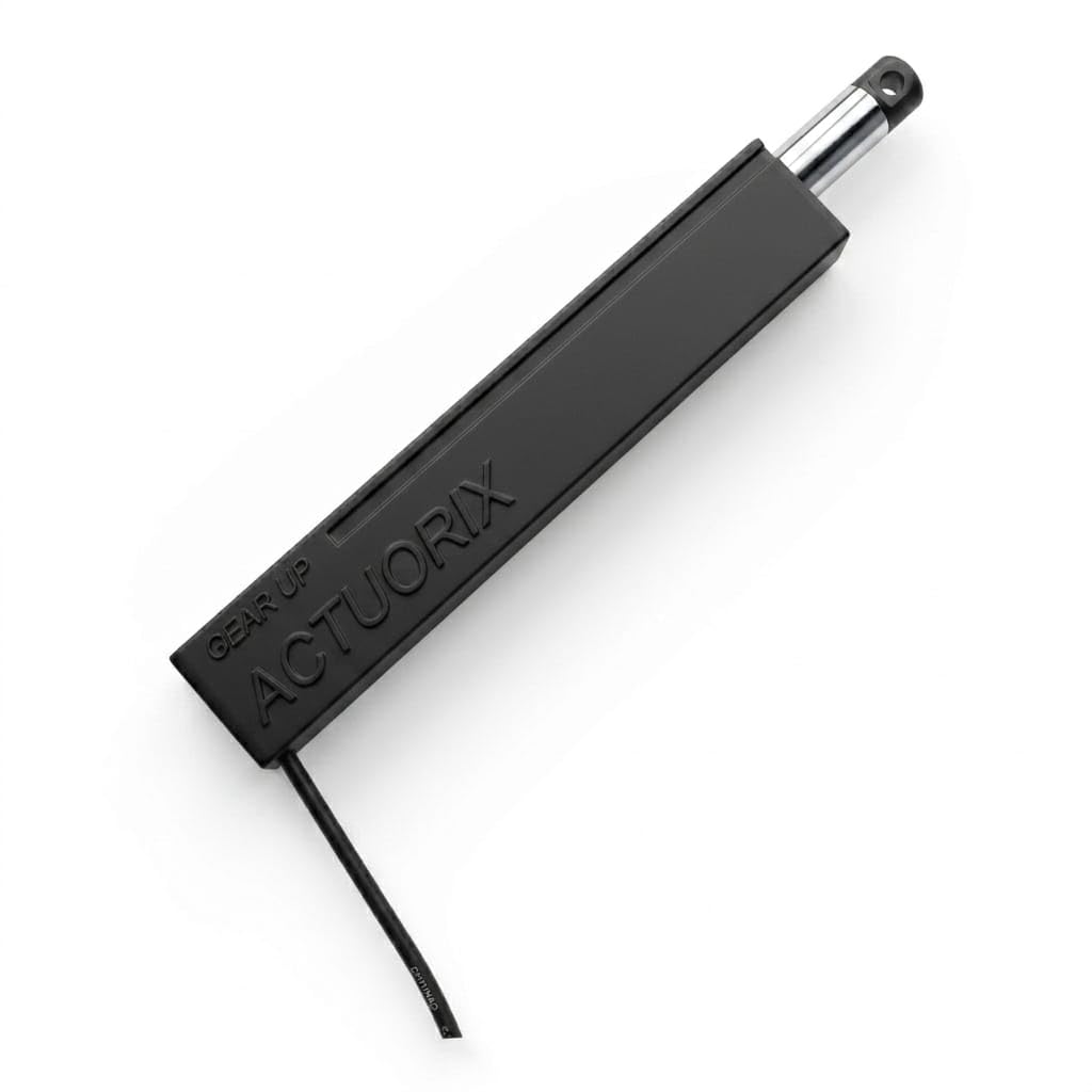 Actuorix Gear Up Electric Linear Actuator 100mm 12V DC 50N | 16mm/s Speed, 50N Load Capacity, Built-in Limit Switches, Metal Gearbox, Robotics & Automation-picture-10