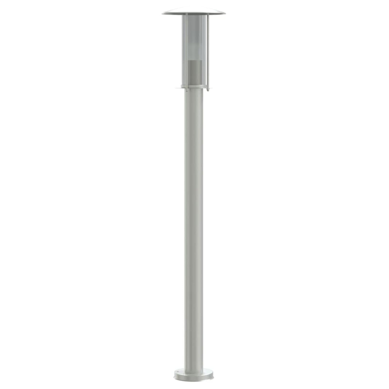 LAPOOH Lampade da Terra per Esterni 3 pz Argento 100cm in Acciaio Inox,Lampade da Terra,Lampade da Terra Esterni,Lampade da Terra Esterno Giardino-4006352