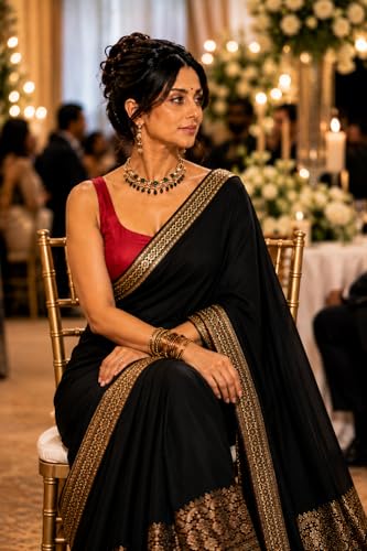 Image of Women's Glory Banarasi Satin Silk Saree for Women.