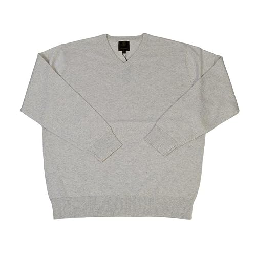 FX Fusion Men's Solid Color V-Neck Sweater