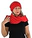 Barefoot Dreams CozyChic Red Beanie and Scarf Set, Slouchy, 100% Polyester Microfiber, Comfortable Winter Gear