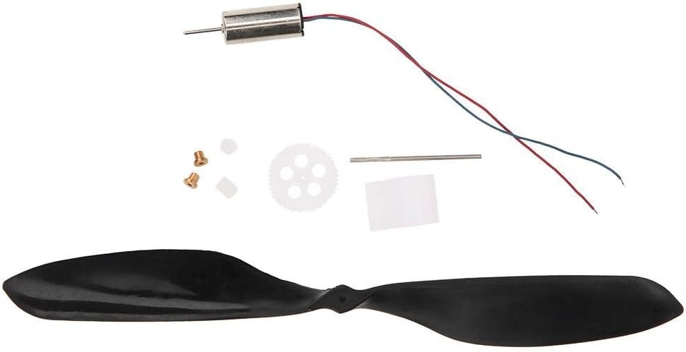 Coreless Motor Propeller Set, Remote Control Aircraft Coreless Motor High Speed Propeller for RC Toy(716 deceleration Group)
