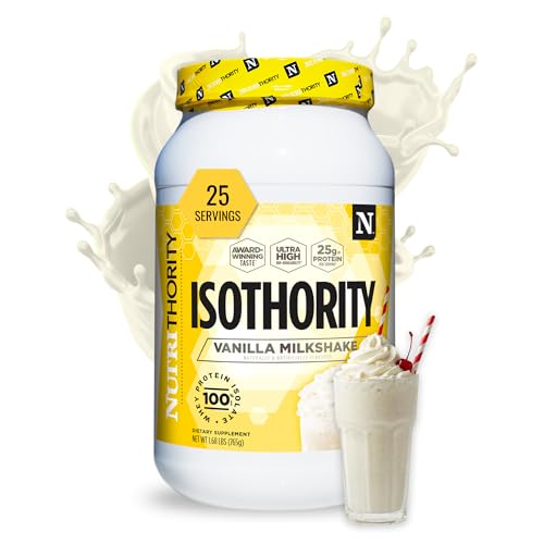 Nutrithority - Isothority Isolated Whey Protein Powder with Ultra-Absorbable Protein