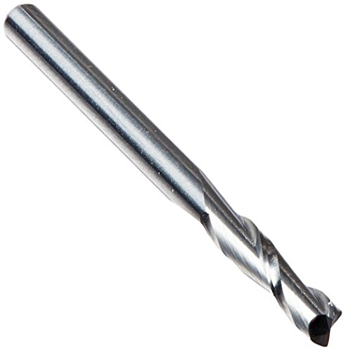 Kodiak Cutting Tools KCT129644 USA Made Solid Premium Carbide End Mill, 2 Flute, 1/8" Shank, 1/2" Length of Cut, 1-1/2" Overall Length, 1/8" Diameter
