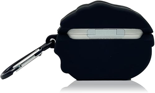 Miniatura 3 de CellDesigns Funda protectora de goma de dibujos animados 3D a prueba de golpes para AirPods Pro Funda de carga (Soot Ball Sprites)