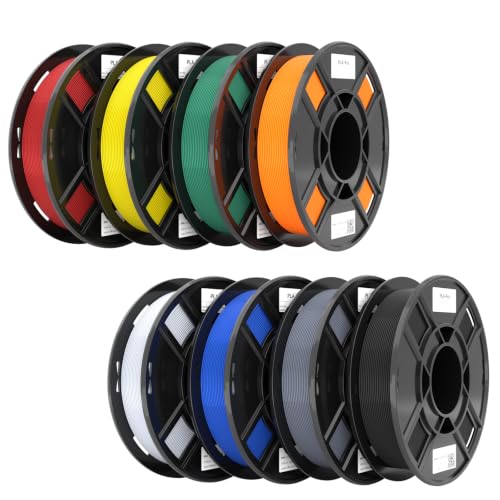 Image of eSUN PLA+ 3D Printer Filament Bundle PLA Filament 1.75mm Multicolor