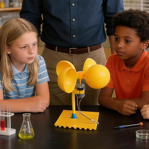 Kit éolienne domestique pour enseigner les sciences facilement dehors