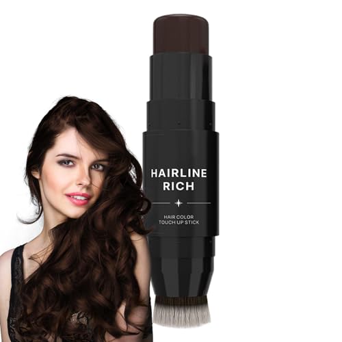 Nankoyal Cubre raíces para cabello, lápiz de relleno de línea capilar - Barras de color de cabello para cubrir las canas - Barras impermeables para cobertura del cabello, pluma para cubrir raíces para