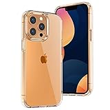 SYNCWIRE Schutzhülle für iPhone 13 Pro 【Crystal und Clear Anti-Gelb】 Kratzfest, Harte Rückseite und weiche Seiten, Schutzhülle für iPhone 13 Pro, stoßfest und Kratzfest, transparent