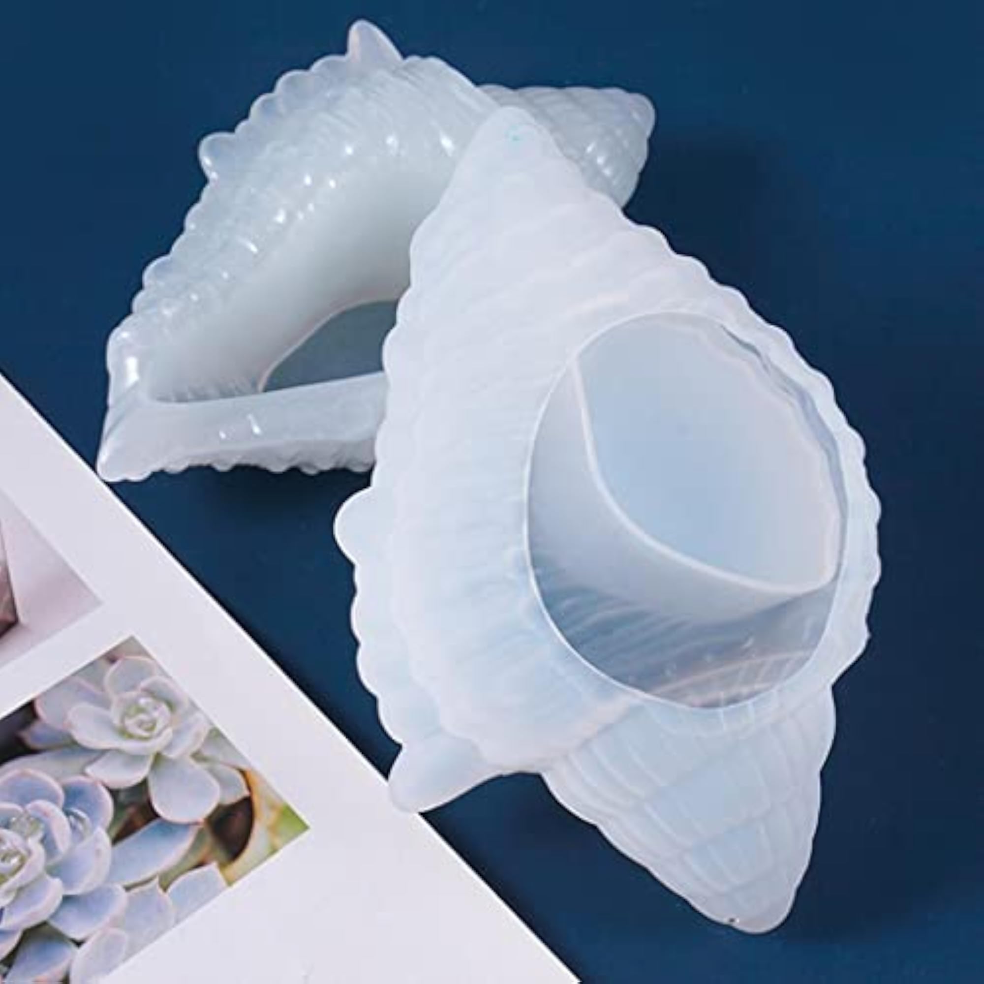 Epoxy Resin Molds Storage Box Conch Shaped Tray Mold